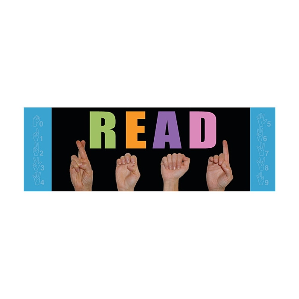 READ Sign Language Bookmarks Carr McLean