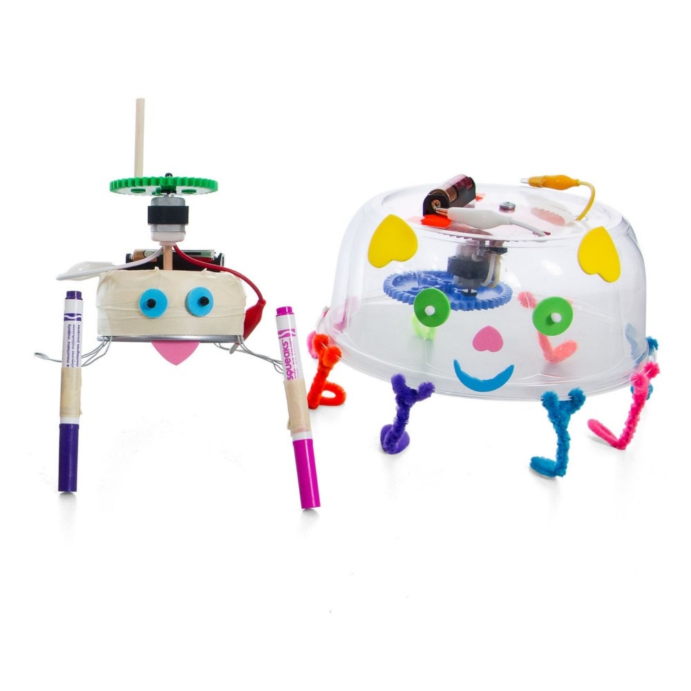 TeacherGeek® Wiggle-Bots Kit: Doodling, Scribbling, Drawing, Racing Bots
