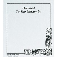 Bookplates - Donated (Flowers)