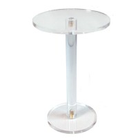 Clear Round Acrylic Pedestal Risers