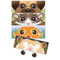 Animals Mask Bookmarks