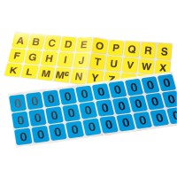 Alphabet and Number Labels