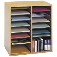 Safco® Wood Adjustable Organizers