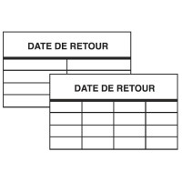 CARMAC® French Date Due Slips