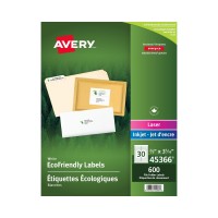 Avery® EcoFriendly Laser/Inkjet File Folder Labels