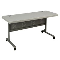 National Public Seating® Plastic Flip-N-Store Table