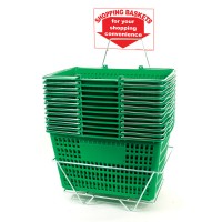 Stackable Patron Browsing Baskets