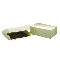 Hollinger SafeCare® Clamshell Drop Front Boxes