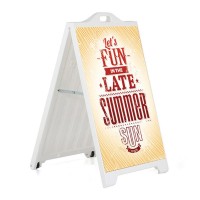 Street SignPro A-Frame Poster Board with Lens