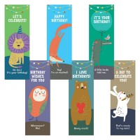 Animal Fun Birthday Bookmarks
