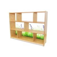 Whitney Brothers® Natural View Acrylic Back Cabinets 