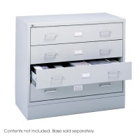 Safco® 4 Drawer AV Microform Cabinet