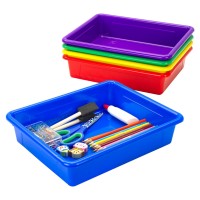 STOREX Classroom Storage Tray Set – Assorted Colours 