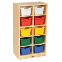 ECR4Kids® Mobile Classroom Cubby Cabinets 