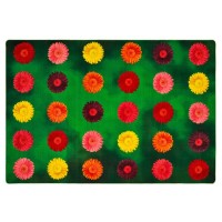 Carpets for Kids® Pixel Perfect Carpet Collection™ Flower Power Eating Rug