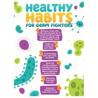 Upstart® Healthy Habits for Germ Fighters Posters and Bookmarks