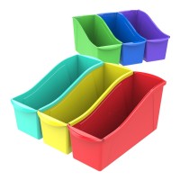 STOREX Large Book Bin File Set – Assorted Colours 