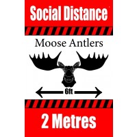 Social Distance - Moose Poster 