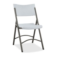 Lorell® Heavy Duty Tubular Folding Chairs 