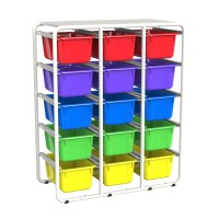 STOREX Cubby Storage Racks – Assorted Colours 