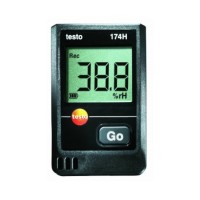 Testo 2-Channel Temperature/ Humidity Data Logger with Wall Holder
