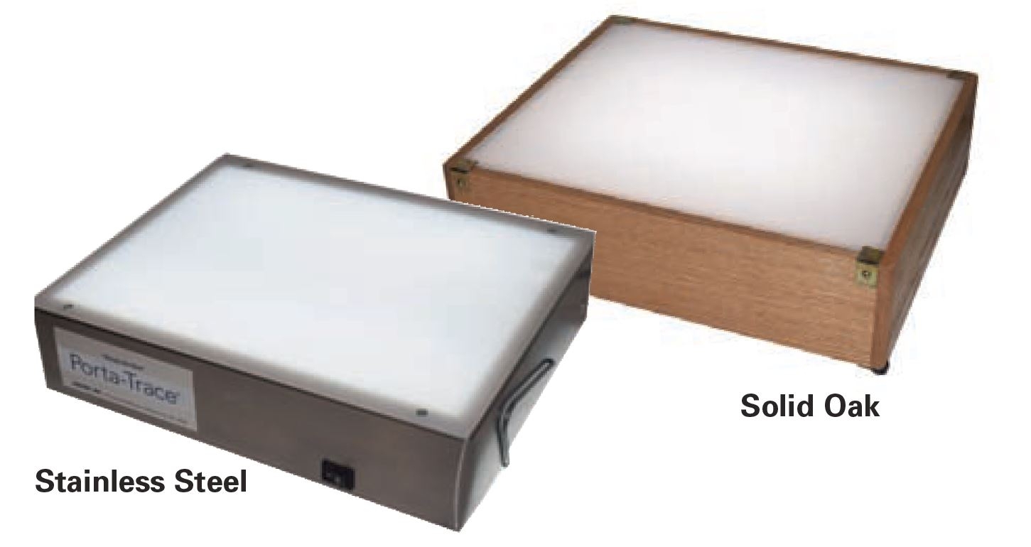 Porta-Trace / Gagne LED Lightbox (Oak, 12 x 14) 1214W LED B&H